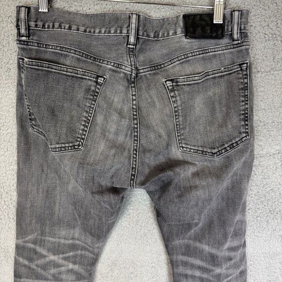 Polo Ralph Lauren Jeans Mens 32x29‎ Grey Varick Slim Straight Stretch Denim - Picture 8 of 11